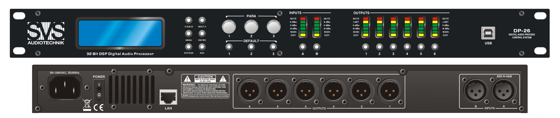 SVS Audiotechnik DP-26 Цифровой процессор: 2 входа 6 выходов в Чечне