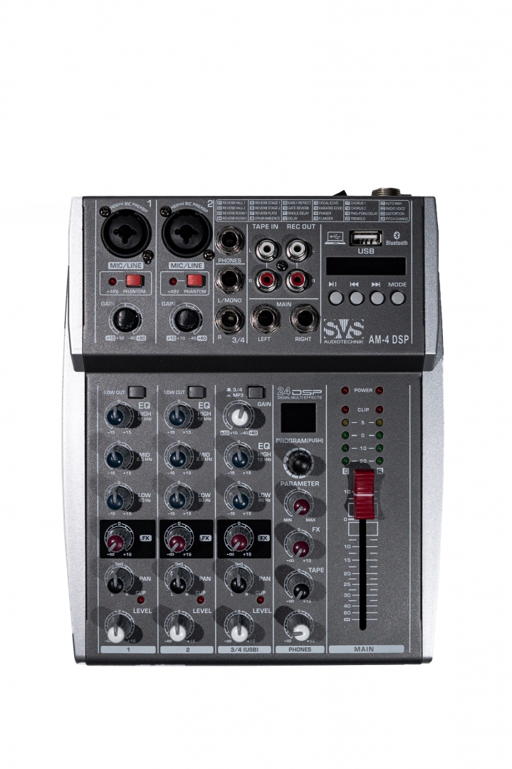 SVS Audiotechnik mixers AM-4 DSP Аналоговый микшерный пульт, 4-канала в Чечне