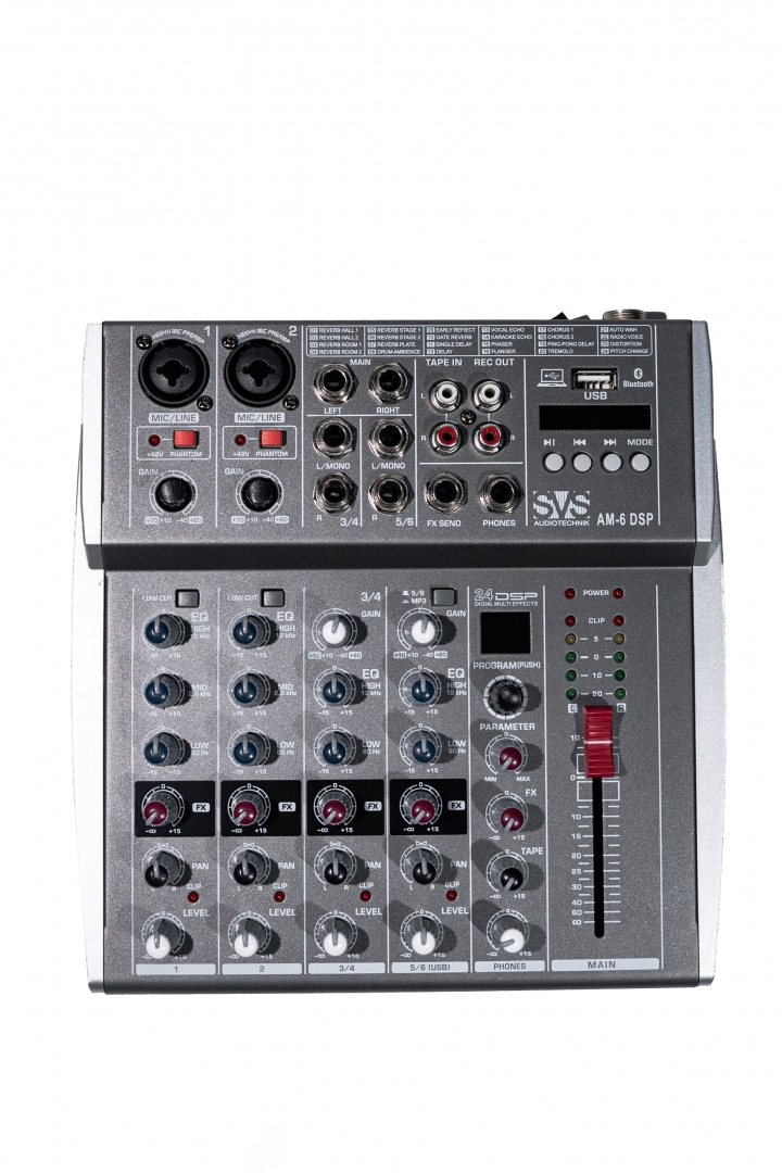 SVS Audiotechnik mixers AM-6 DSP Микшерный пульт аналоговый, 6-канальный SVS Audiotechnik mixers в Чечне